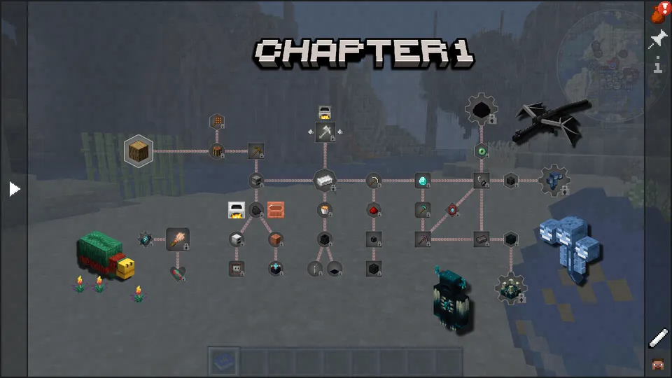 All the Mods 10のクエスト一章の画面