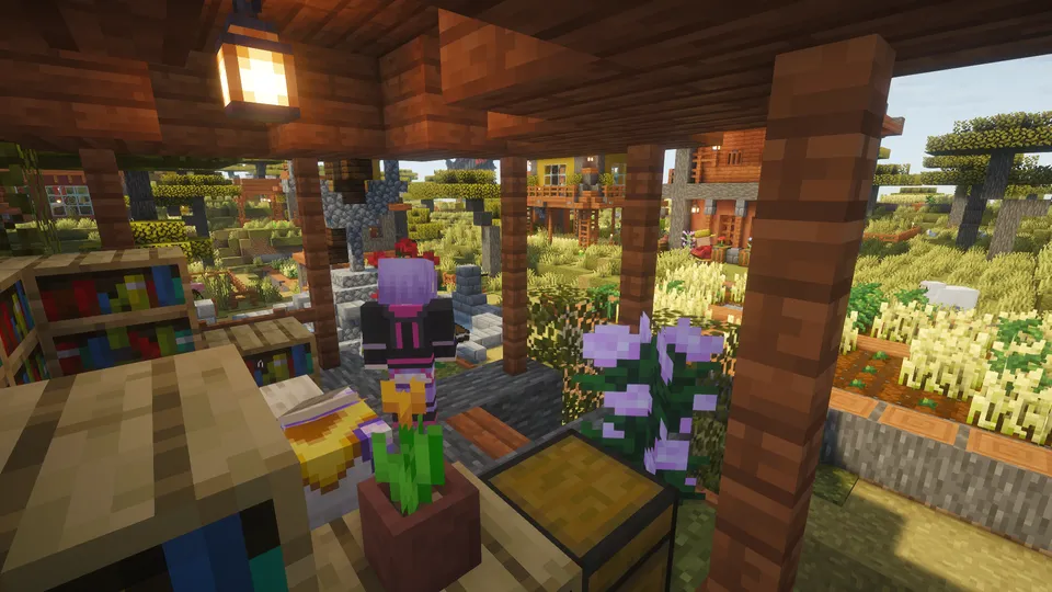 Dungeon Heroesの村スタート画面