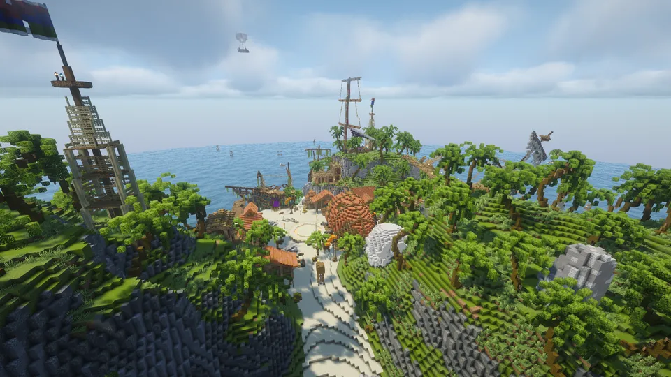 FTB OceanBlock 2のプレイ画面1