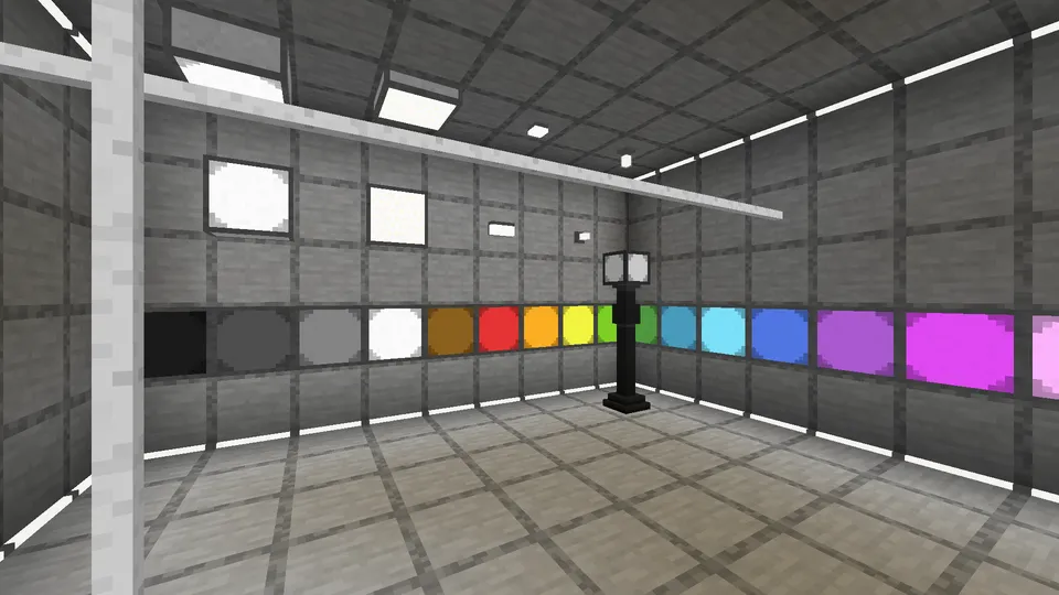 Simply Light MODで追加される照明ブロックの見た目