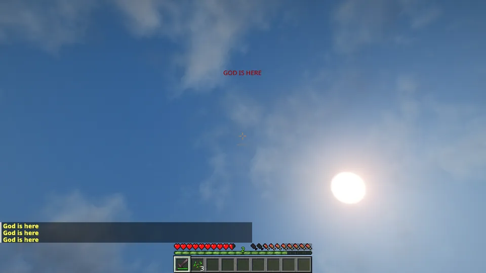 The Godの神が降臨する直前